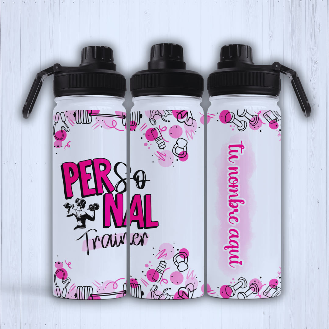 botella personal trainer chica