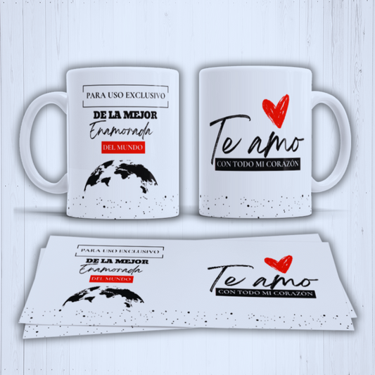 Taza el mejor enamorado