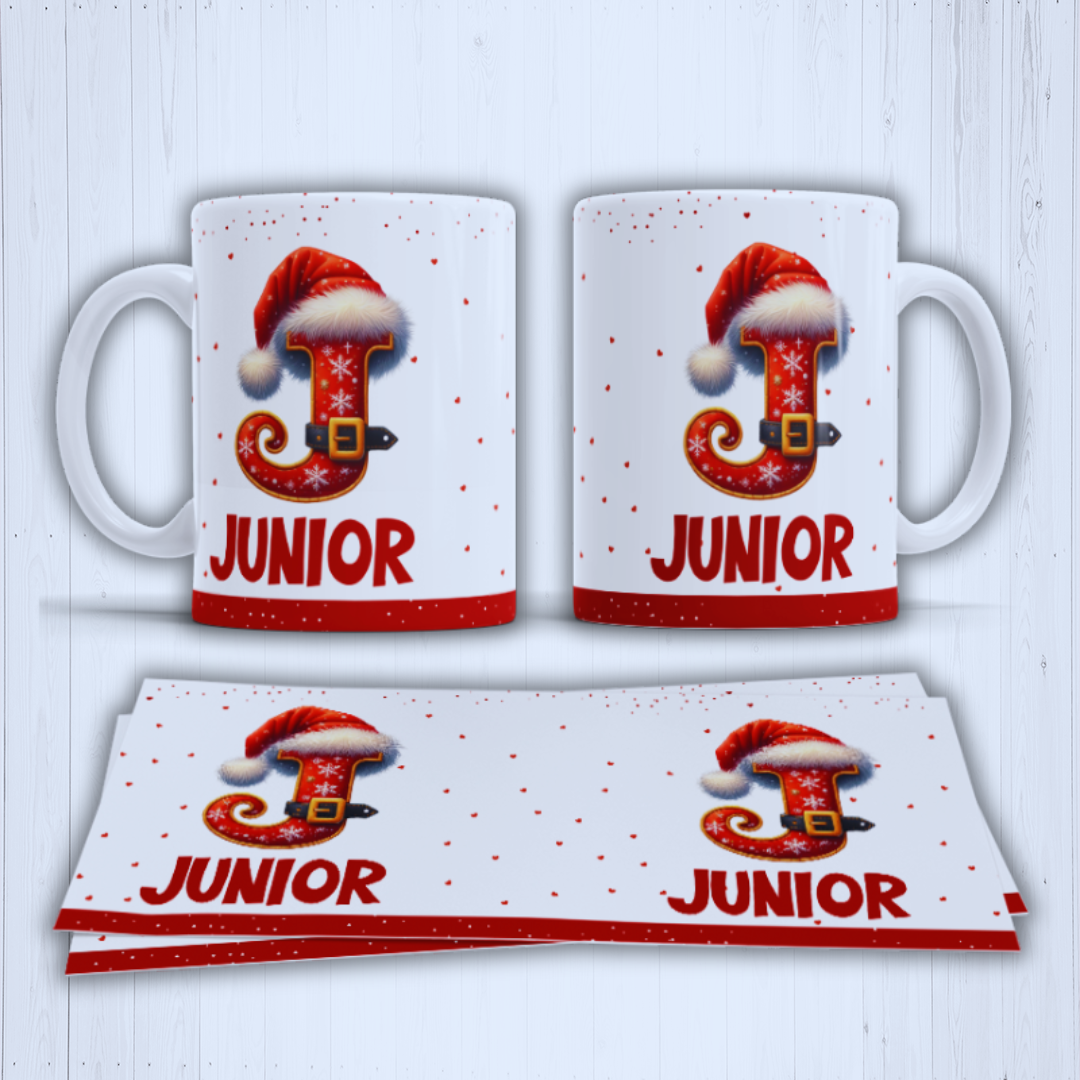 🎅 TAZA "TU INICIAL DE SANTA"