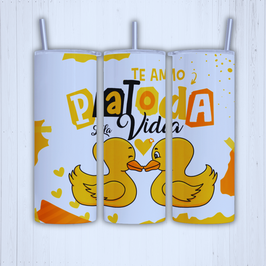 tumbler te amo pa´toda la vida