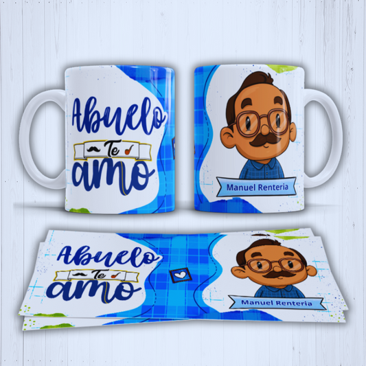 Taza te amo abuelo