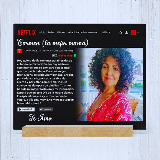 Placa netflix (mamá)